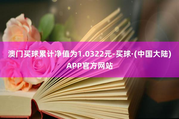 澳门买球累计净值为1.0322元-买球·(中国大陆)APP官方网站