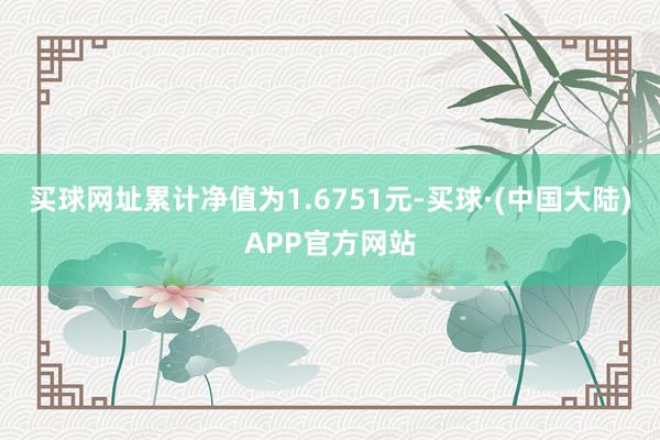 买球网址累计净值为1.6751元-买球·(中国大陆)APP官方网站